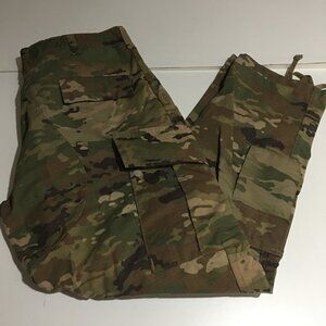 US Military Pants Mens Large Trousers Army Combat Uniform ACU OCP Camo Ripstop